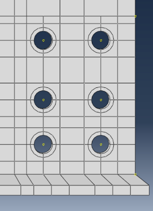 Abaqus中多孔栓接结构在多接触条件下的螺栓预紧力施加实例的图2